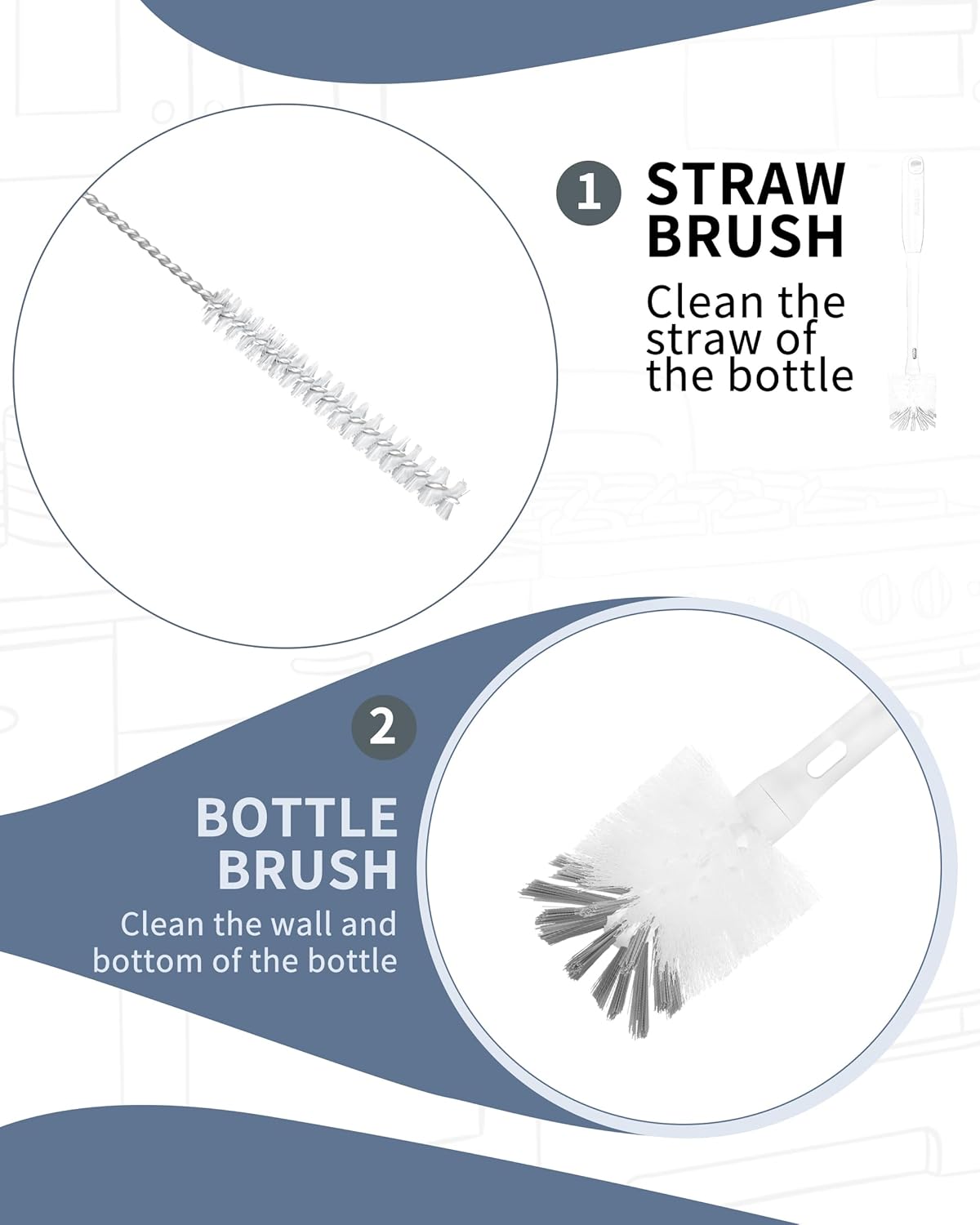 N Long Handle Bottle Brus - Image 4